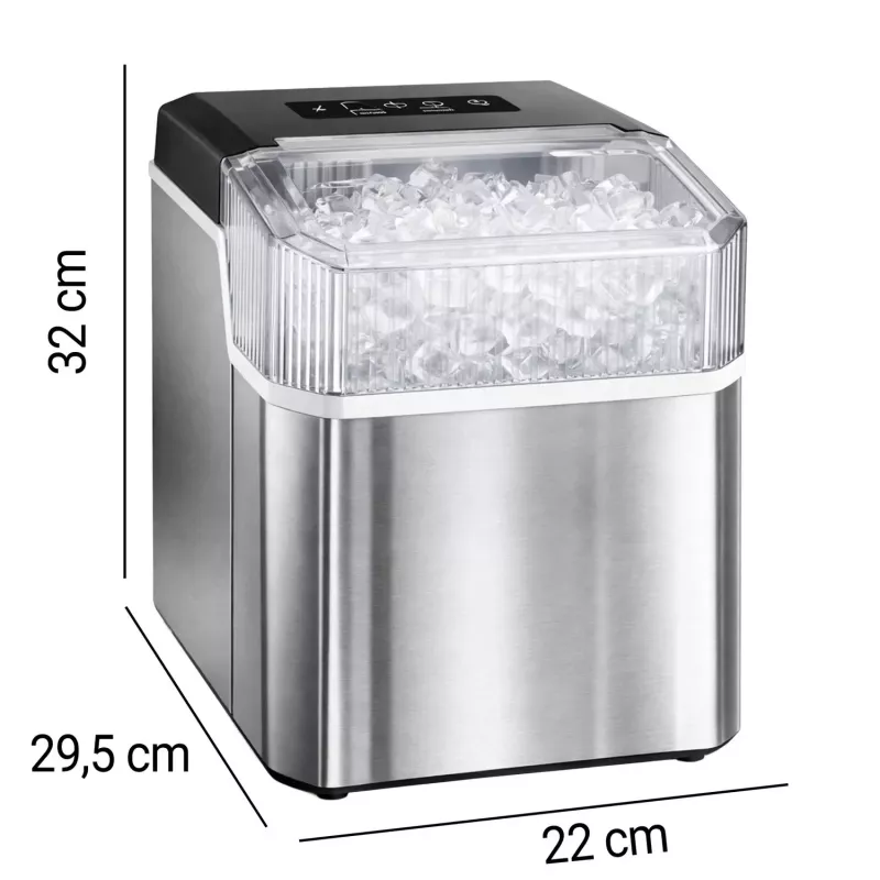 Extralink SmartLife Cube Ice Essential jäämasin 12kg/24h 2.2L Must/Hõbe
