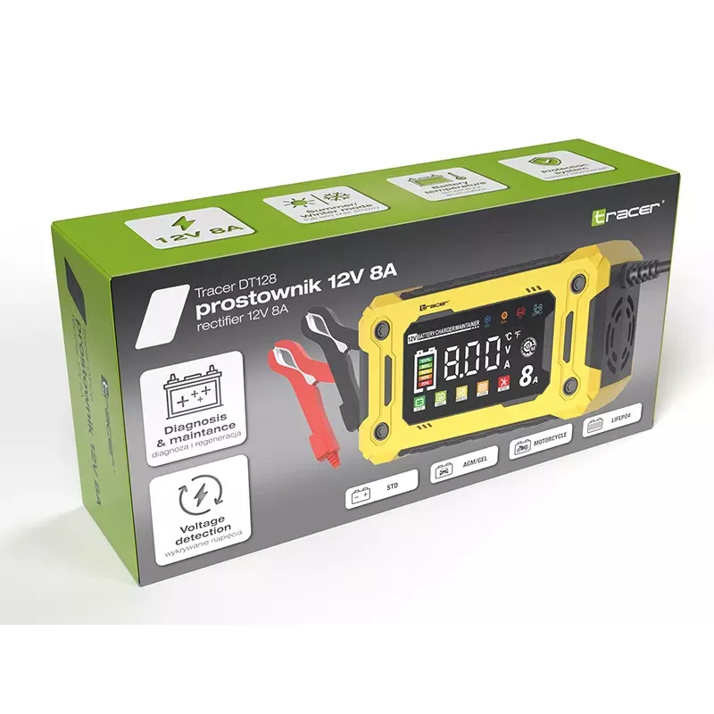 Tracer 47777 DT128 Alaldi 12V 8A Diagnostika ja Hooldus