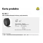 KINDERKRAFT ALOTEX B KL381J Abrasiivrull, P120, 150mm x 50m, Pruun