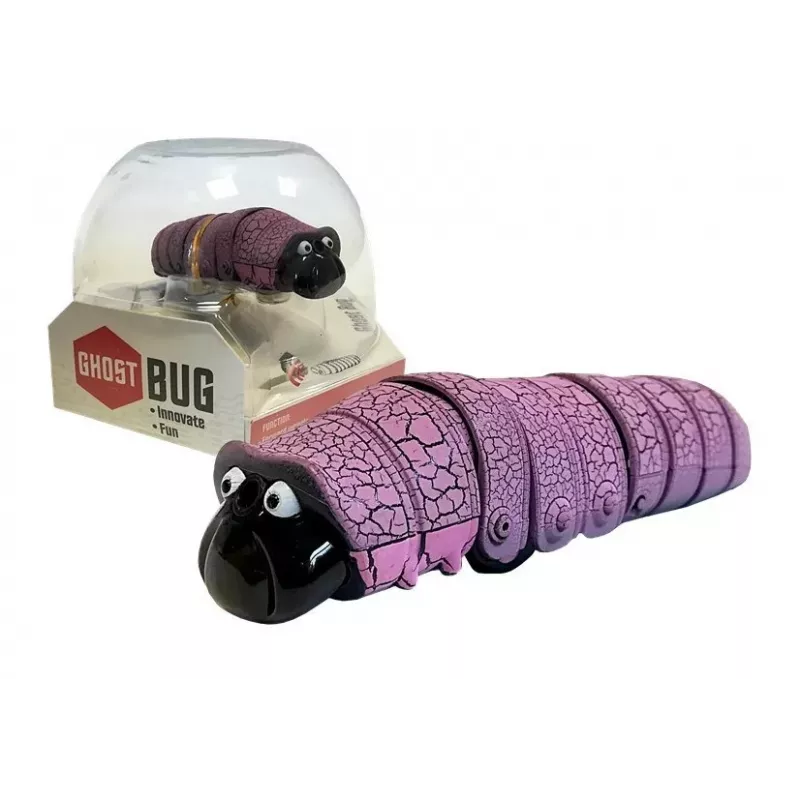 LEAN TOYS Infrared Caterpillar Avoids Obstacles Purple
