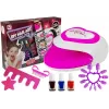 LEAN TOYS Laste küünelakikomplekt + küünelamp
