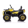 QUAD LOCK Electric Ride On Quad XMX607 lastele LED-tulede ja MP3-ga - Kollane