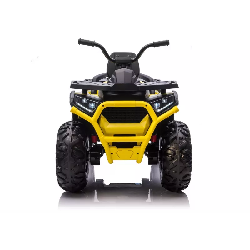 QUAD LOCK Electric Ride On Quad XMX607 lastele LED-tulede ja MP3-ga - Kollane