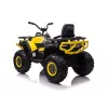 QUAD LOCK Electric Ride On Quad XMX607 lastele LED-tulede ja MP3-ga - Kollane