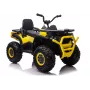 QUAD LOCK Electric Ride On Quad XMX607 lastele LED-tulede ja MP3-ga - Kollane