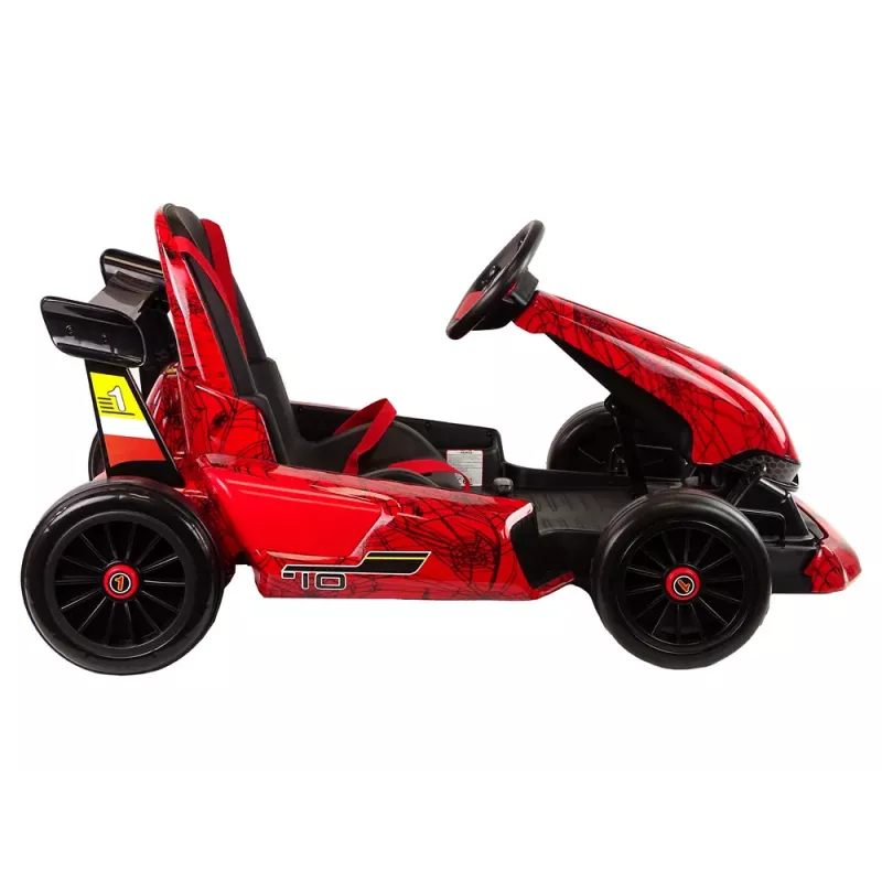 LEAN CARS XMX619 Red Painted Spider Battery Go-Kart