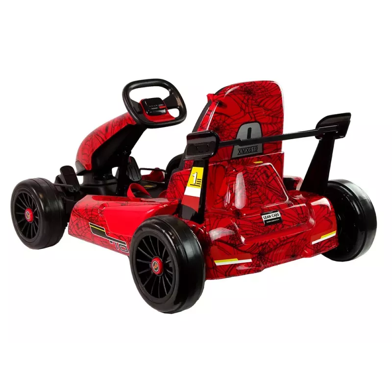 LEAN CARS XMX619 Red Painted Spider Battery Go-Kart