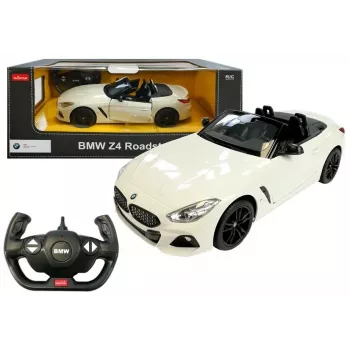 BMW Z4 Roadster R/C Auto Rastar 1:14 Valge