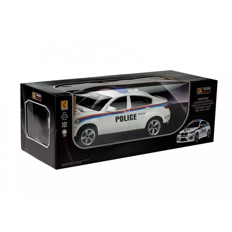 Puldist juhitav auto politsei kupee R/C 4861 Lean Toys