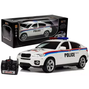 Puldist juhitav auto politsei kupee R/C 4861 Lean Toys