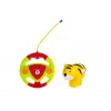 LEAN TOYS Baby R/C Airplane with Remote Control Steering Wheel Blue