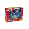 LEAN TOYS Baby R/C Airplane with Remote Control Steering Wheel Blue