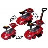LEAN CARS Toddlers Ride On Push Along with Parent Handle Mega Car 3in1 Red