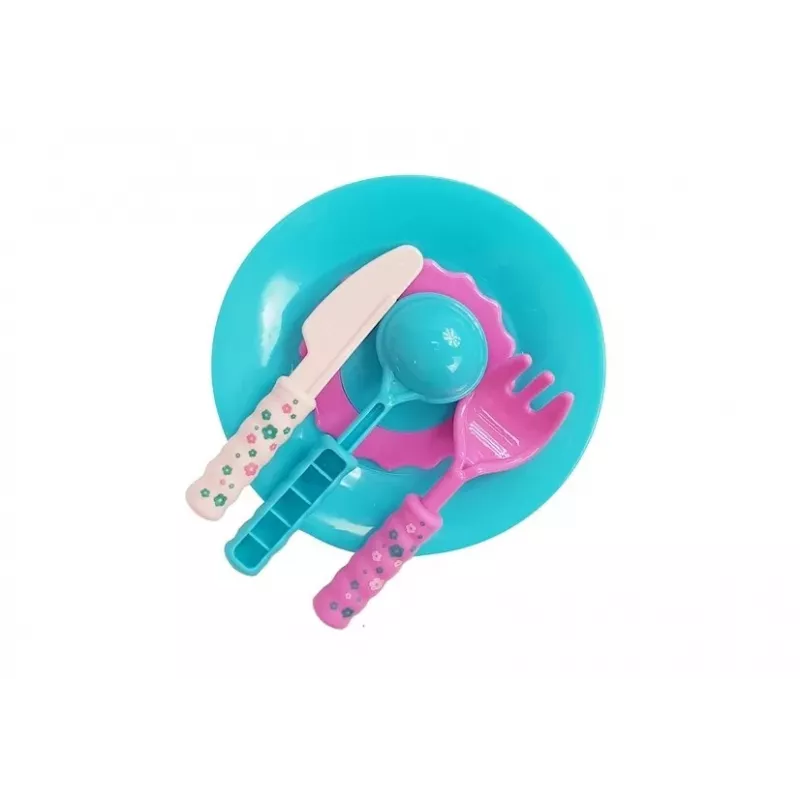 LEAN TOYS Magustoitude, magustoitude, jäätise, küpsiste ja aksessuaaride komplekt - Teeseldud toidumängu komplekt