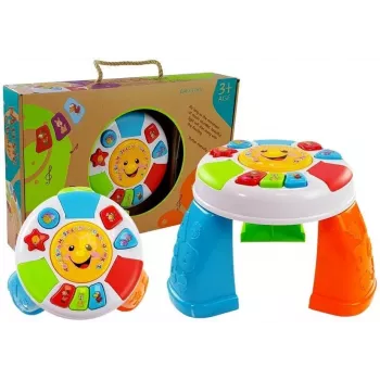 LEAN TOYS Õppelaud Beebile Värviline Helidega