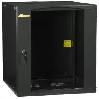DELTA ENERGY SYSTEMS (SWITZERLAND) AG Seinale Kinnitatav Kahesektsiooniline Riiulikapp 12U 600x600mm Must R19-12U/600/2S