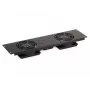 SIGNAL Ventilaatoripaneel A19-2W 19 inch riiulile 2U 2 ventilaatorit 160m³/h 230V Must