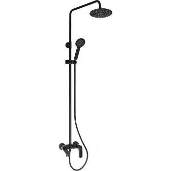 DEANTE Luga dušiotsikuga vannisegisti, kroom, messing, seinakinnitusega, 2-auguline, 150 cm voolik