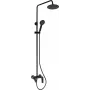 DEANTE Luga dušiotsikuga vannisegisti, kroom, messing, seinakinnitusega, 2-auguline, 150 cm voolik