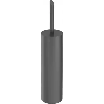 DEANTE Mina Freestanding Toilet Brush Set - Ceramic Holder, Stainless Steel Handle, Black