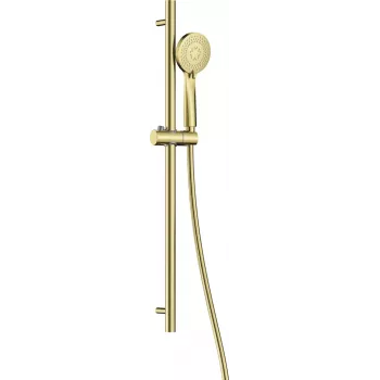 DEANTE Squero 3-Function Shower Set with Rail, Chrome, 100mm Hand Shower