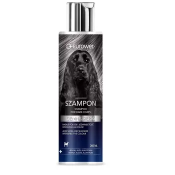 EUROWET Dark Coat Shampoo for Dogs 200ml