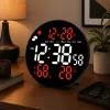LEAN Digital LED seinakell kuupäeva, temperatuuri, niiskuse, alarmi ja kaugjuhtimispuldiga 25 cm