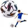 LEAN TOYS Treenijalgpall muruväljakule, valge, mustriga, 22 cm, suurus 5