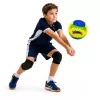 LEAN TOYS võrkpalli treeningpall, kollane ja sinine, 22 cm, suurus 5