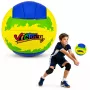 LEAN TOYS võrkpalli treeningpall, kollane ja sinine, 22 cm, suurus 5