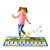LEAN TOYS Hariv muusikaline matt klaver loomade helid pillihelid 100x36 cm