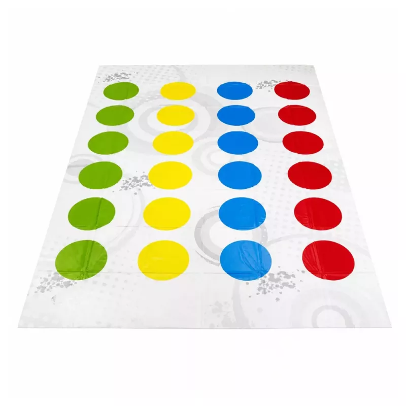 LEAN TOYS Twist Skill Game Family Movement Mat Social Randomizer