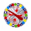 LEAN TOYS Twist Skill Game Family Movement Mat Social Randomizer