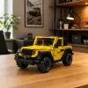 LEAN TOYS Ehitusklotsid Auto Maastikusõiduk Wrangler Kollane 746 tk