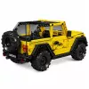 LEAN TOYS Ehitusklotsid Auto Maastikusõiduk Wrangler Kollane 746 tk