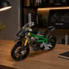 LEAN TOYS Ehitusklotsid Võidusõidumootorratas Sport Must 656 tk