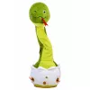 LEAN TOYS Plush Dancing Snake Interactive Musical Sounds Mascot Green