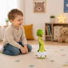 LEAN TOYS Plush Dancing Snake Interactive Musical Sounds Mascot Green