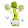LEAN TOYS Plush Dancing Snake Interactive Musical Sounds Mascot Green