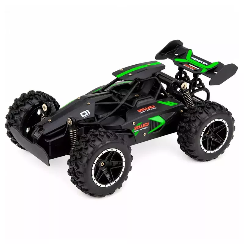 LEAN TOYS RC Off-Road Climbing Car Remote Controlled Black 1:18 15 KM/H