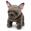 LEAN TOYS Pehme mänguasi Prantsuse buldog Pruun 22 cm