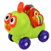 LEAN TOYS Interaktiivne mesilase sensoorne sõiduauto mänguasi väikelastele, roheline