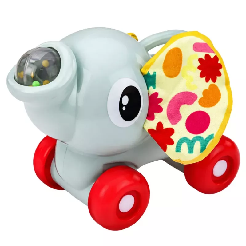 LEAN TOYS Interaktiivne sensoorne mänguasi Elevandiauto väikelastele Hall