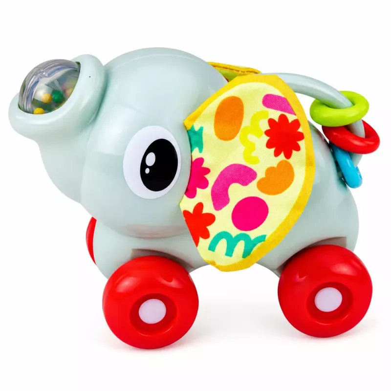 LEAN TOYS Interaktiivne sensoorne mänguasi Elevandiauto väikelastele Hall