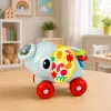 LEAN TOYS Interaktiivne sensoorne mänguasi Elevandiauto väikelastele Hall