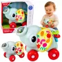 LEAN TOYS Interaktiivne sensoorne mänguasi Elevandiauto väikelastele Hall