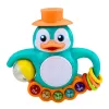 LEAN TOYS Interaktiivne mänguasi Pingviin Klaver Trumm Helmesegisti Pall