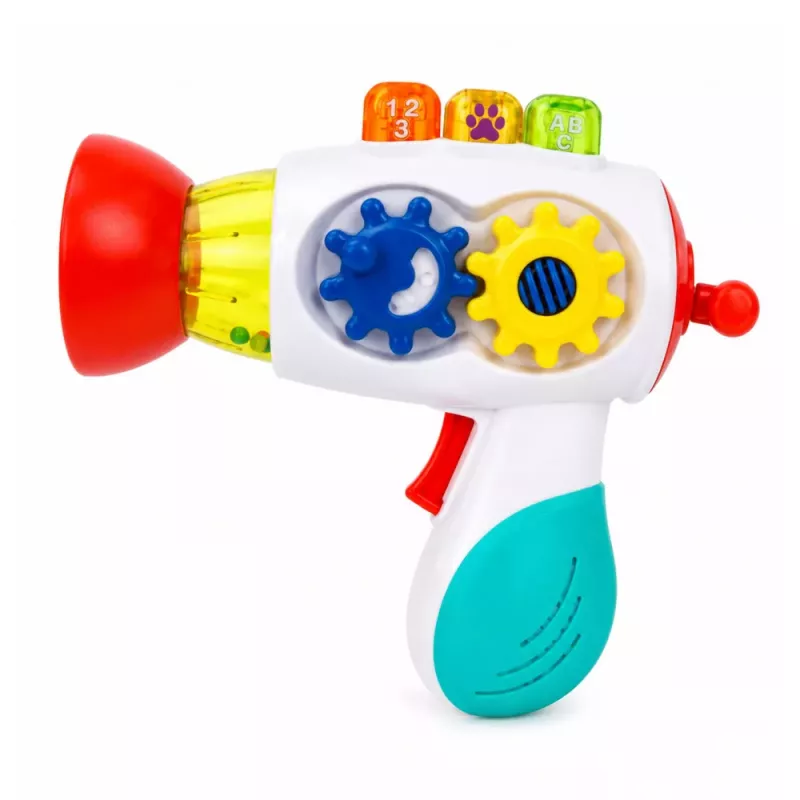 LEAN TOYS Interaktiivne beebikuivati tulede, helide, hammasrataste ja pallidega