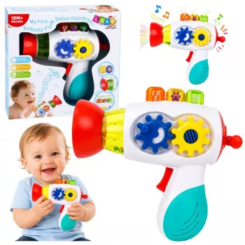 LEAN TOYS Interaktiivne beebikuivati tulede, helide, hammasrataste ja pallidega