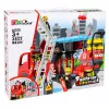 LEAN TOYS Kokkupandav Tuletõrjeauto Ehitusklotside Komplekt Tuletõrjujate Figuuride, Tulede ja Helidega, 94 Tükki